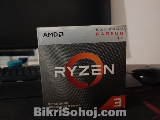 AMD Ryzen 3 3200g CPU with full box